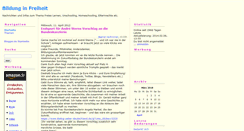 Desktop Screenshot of bildunginfreiheit.blogger.de