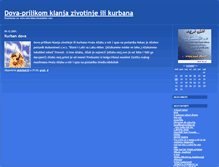 Tablet Screenshot of kurbandova.blogger.ba