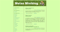Desktop Screenshot of minimela.blogger.de