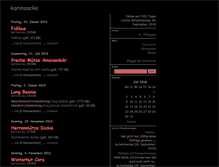 Tablet Screenshot of karinsocke.blogger.de