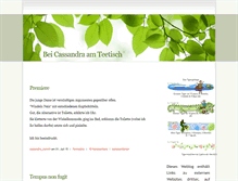 Tablet Screenshot of cassie.blogger.de