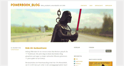 Desktop Screenshot of powerbook.blogger.de